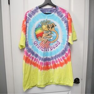 Vintage Liquid Blue Grateful Dead "Ice Cream Cone Kid" tie-dye Shirt
